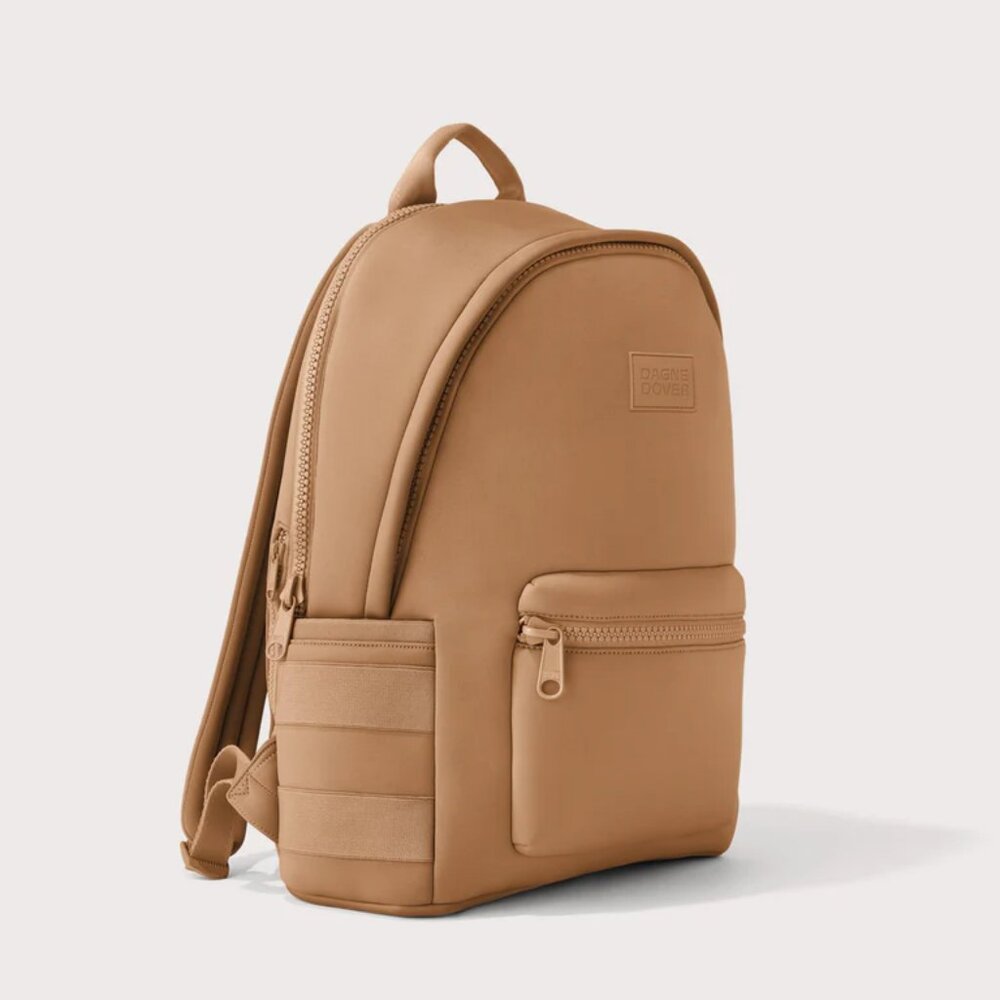 Dagne Dover Dakota Neoprene Backpack in Camel, Large - Picture 3 of 10